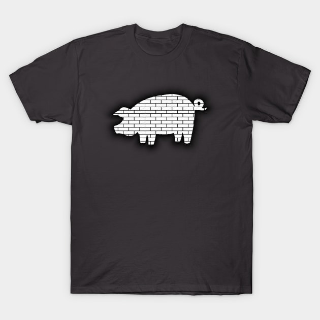 Brick Pig T-Shirt by Veraukoion